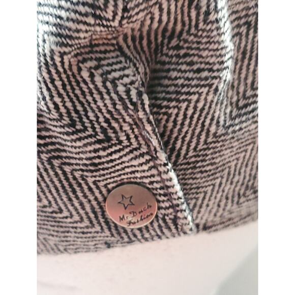 Mr Duck Erigaray Size Large Herringbone Cotton Linen Blend Newsboy Gatsby Cap - Picture 10 of 16